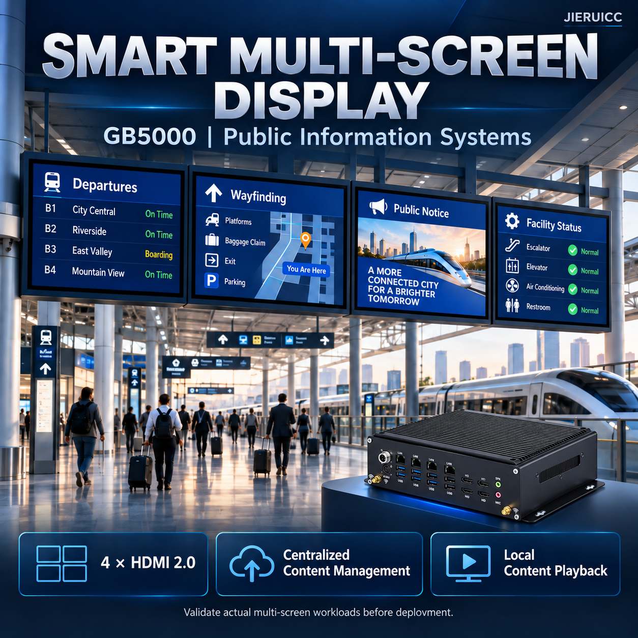 Industrial Ipc Gb5000 For Public Information Systems