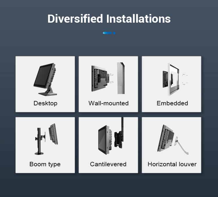 IP65 Industrial Multi-point Capacitive Touch Screen Monitors - JIERUICC