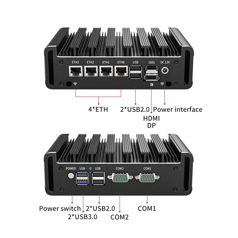 12th Gen 2.5G Soft Router Celeron J6412