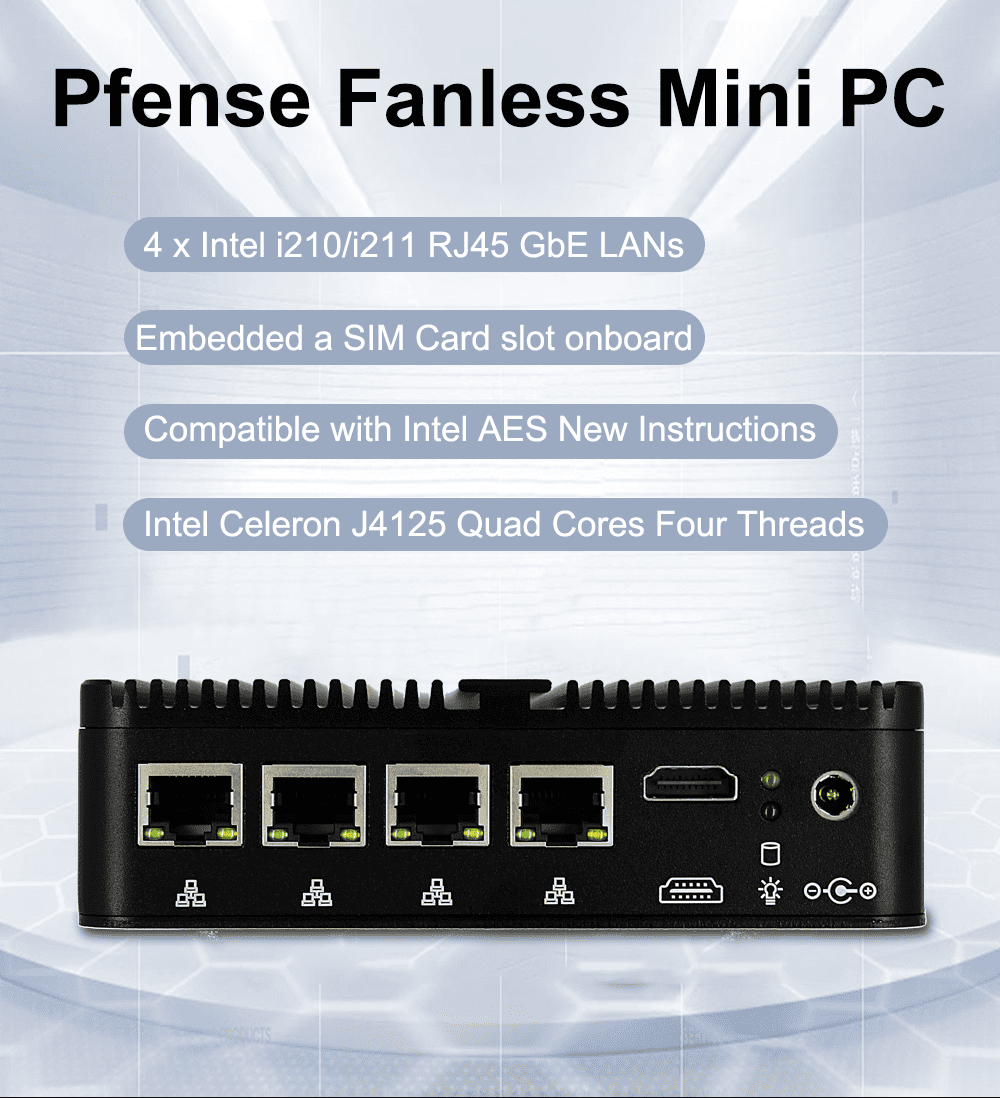 4LAN Firewall PC J4125 