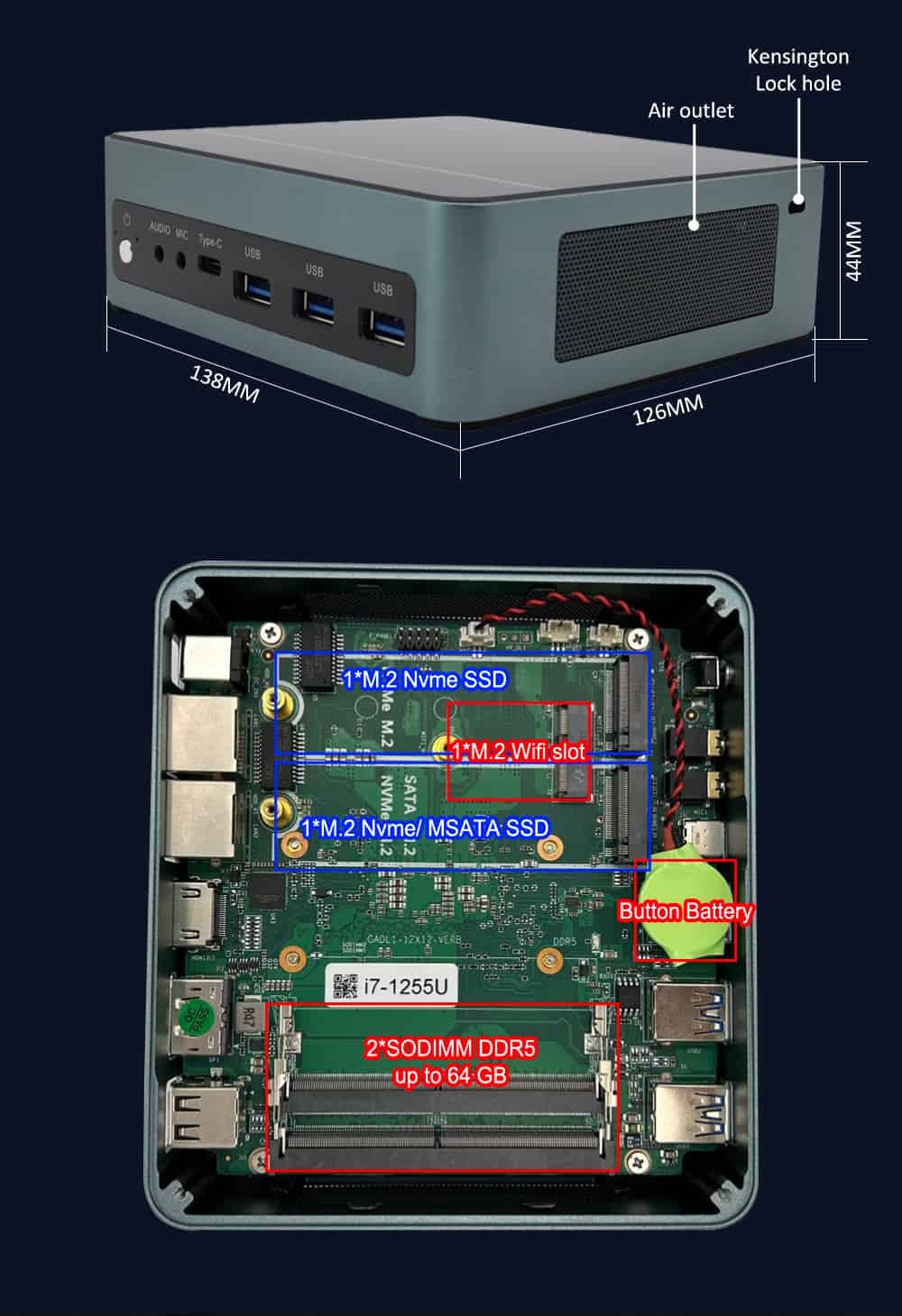 12th gen nuc mini pc 