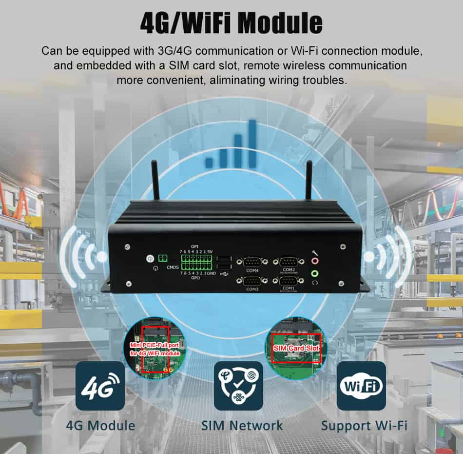 Fanless Industrial PC 