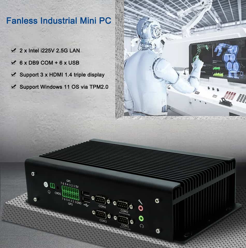 Fanless Industrial PC 