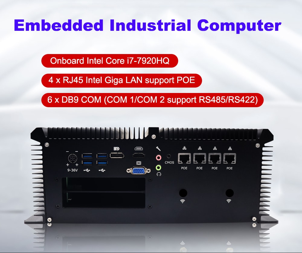 Embedded industrial computers