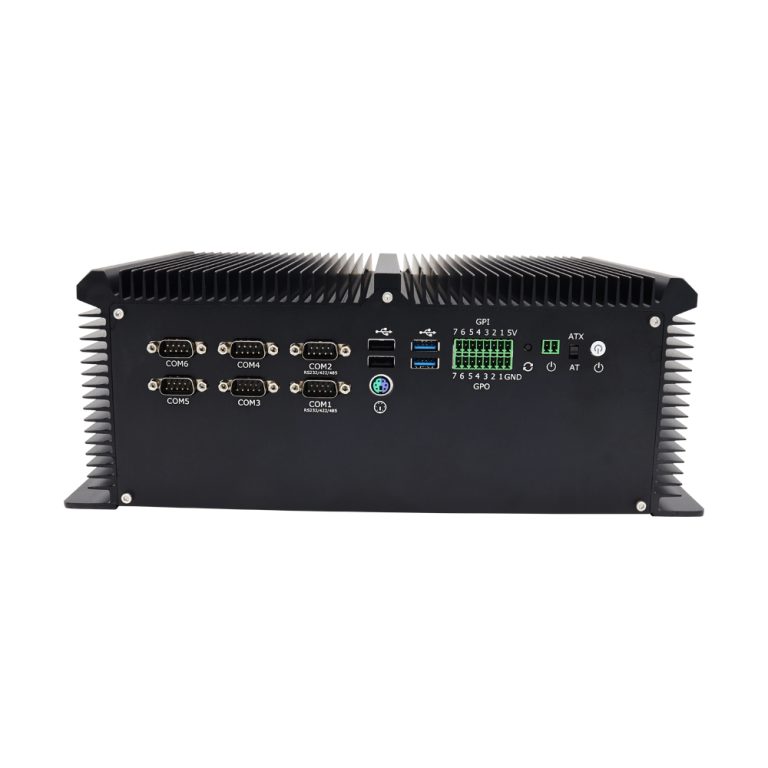poe mini industrial pc with 4lan,6com rs232 rs485