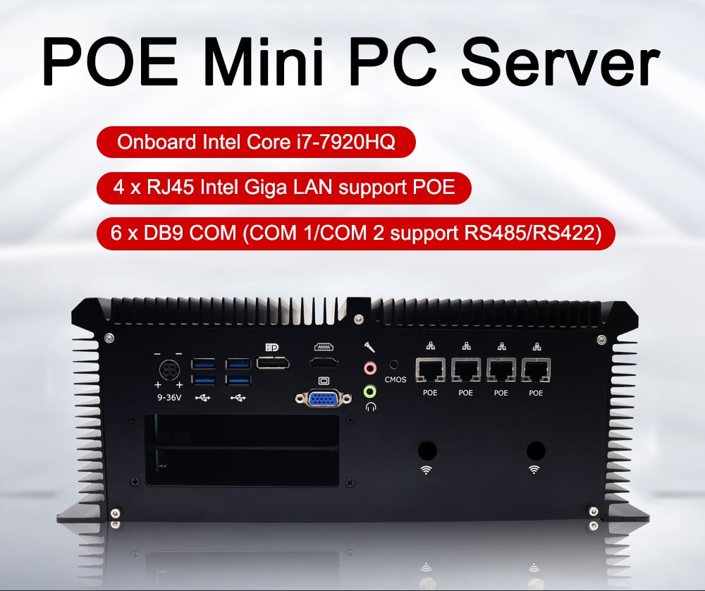 poe mini pc with 4lan port 