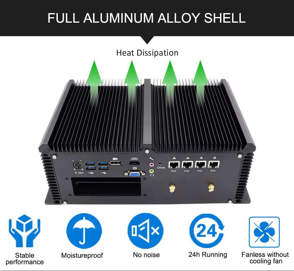 poe mini pc with 4lan port 