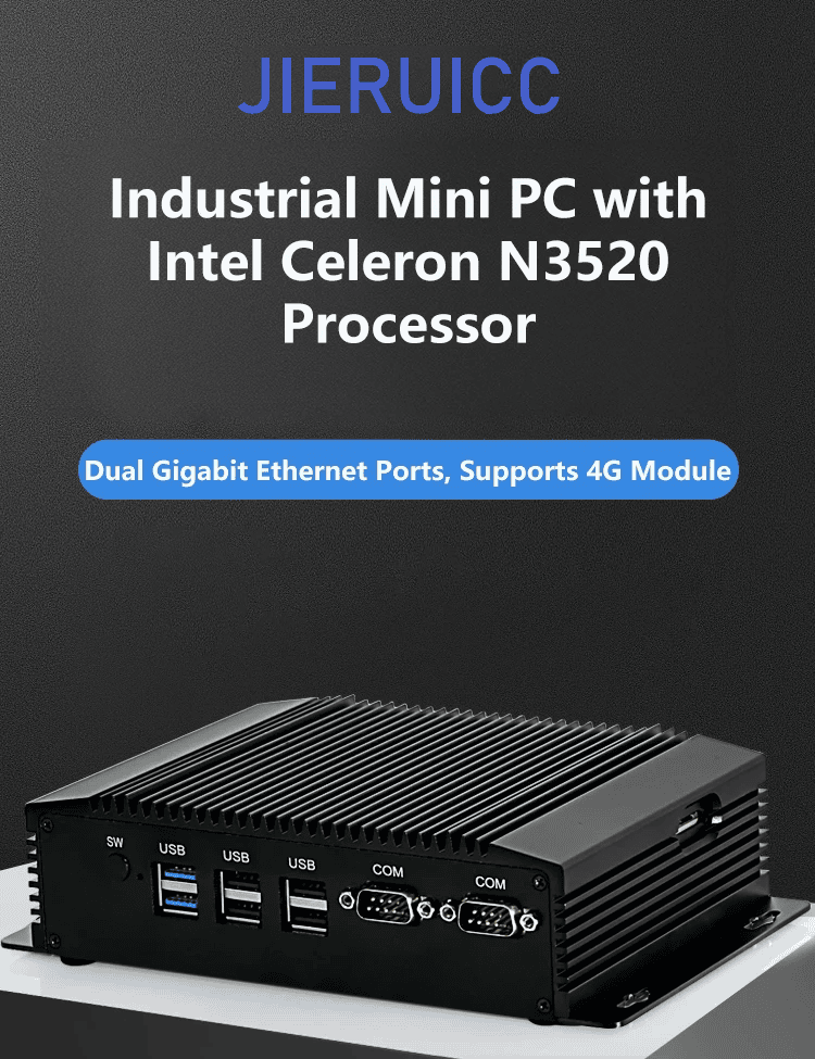 industrial pc with sim card slot support 4g network