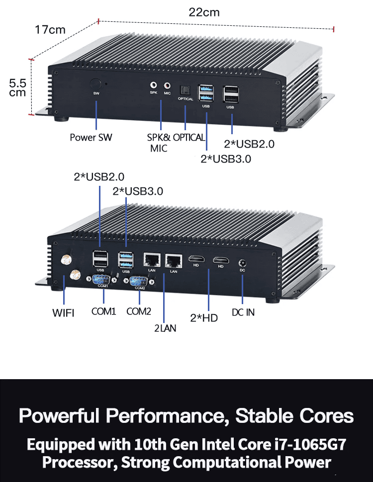 Industrial pc i7 1065G7