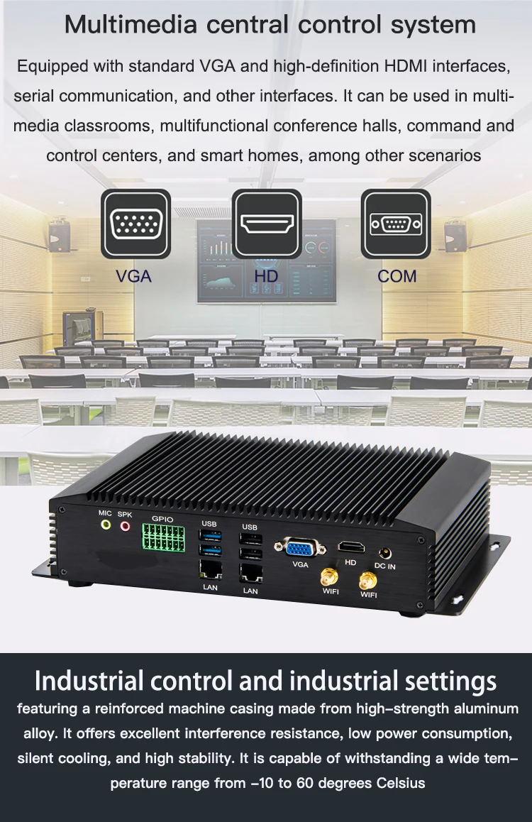 industrial embedded box pc i5 i7