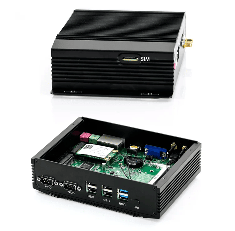 industrial pc with sim card slot support 4g network