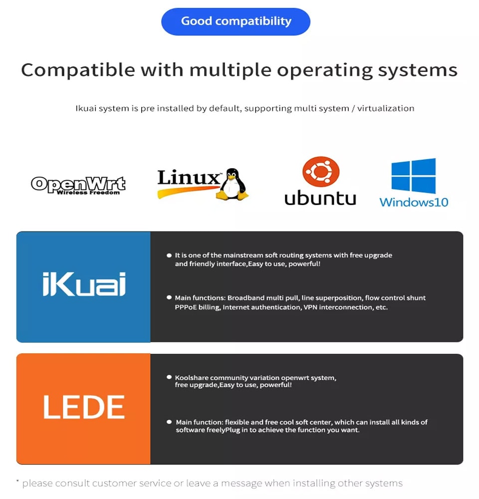 Firewall PC support multiple OS