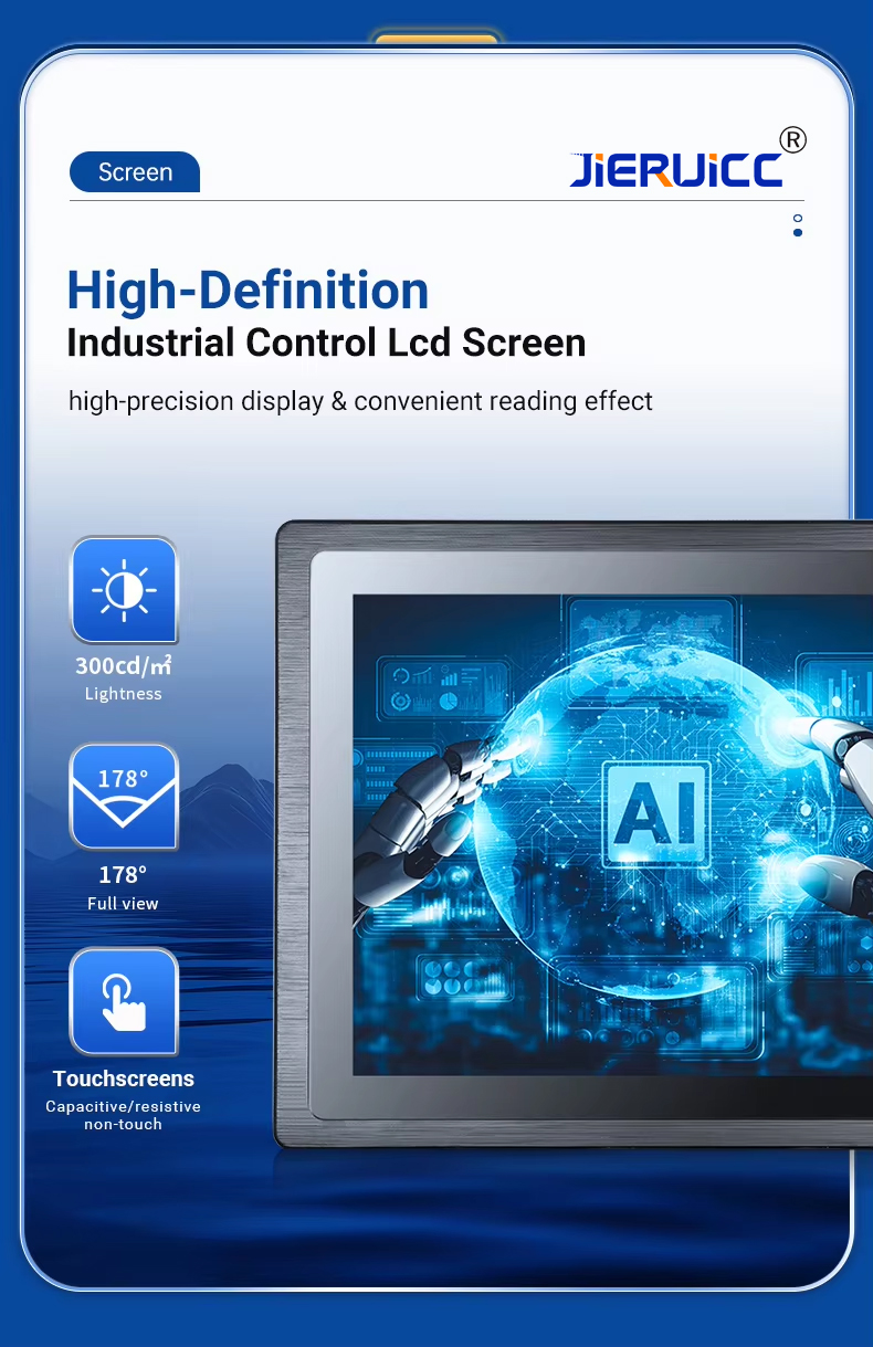 Rugged IP65 Industrial Monitor