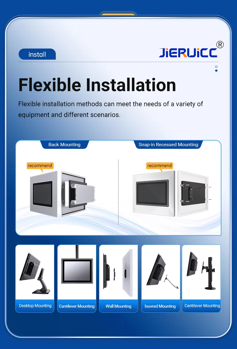 Rugged IP65 Industrial Monitor