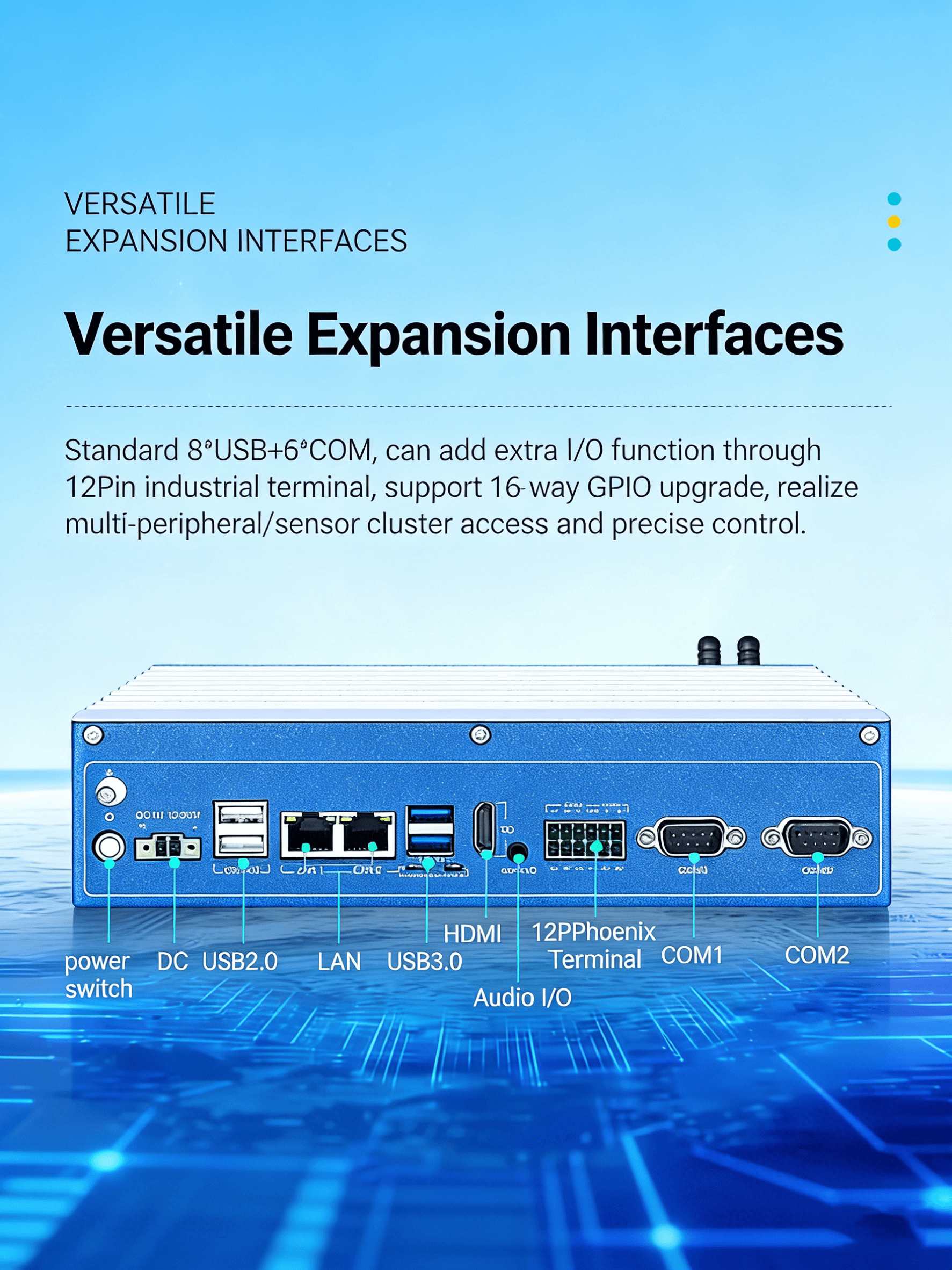 JIERUICC industrial pc for edge computing