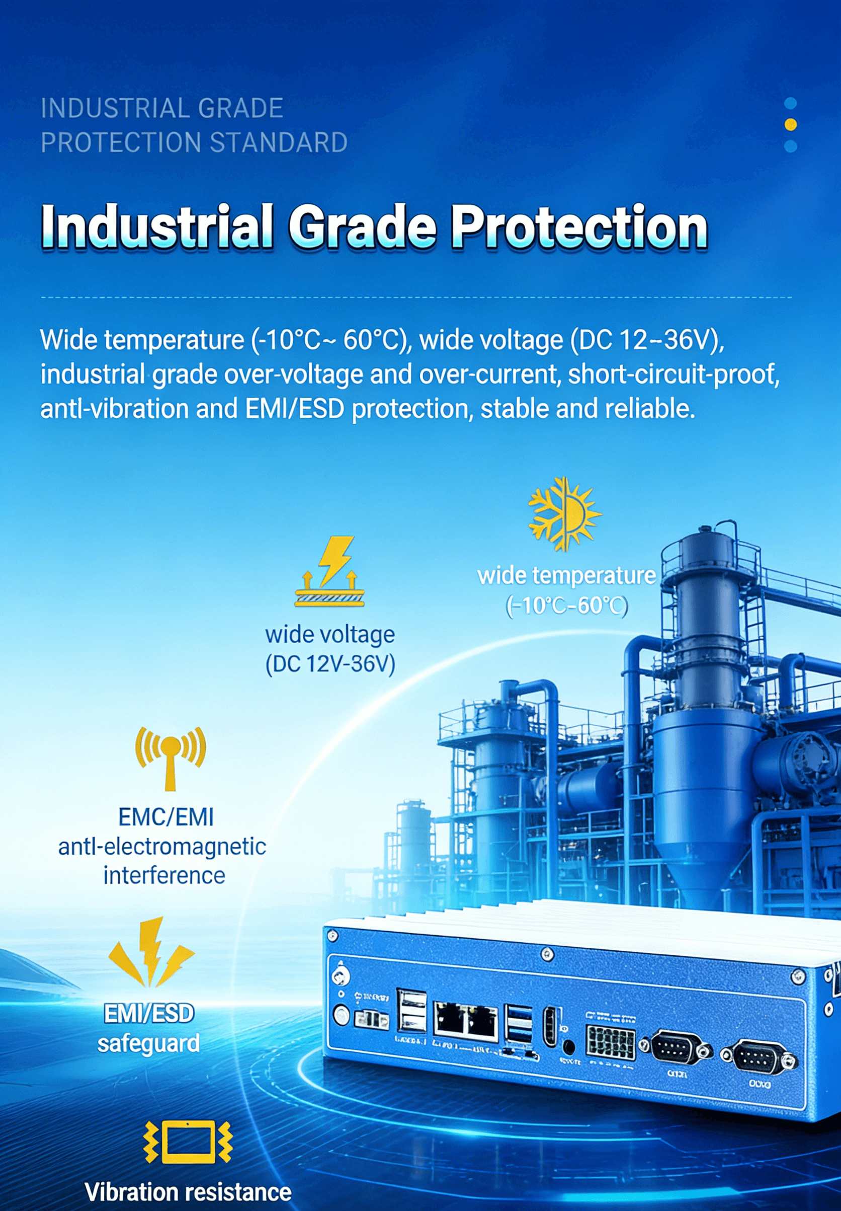 JIERUICC industrial pc for edge computing