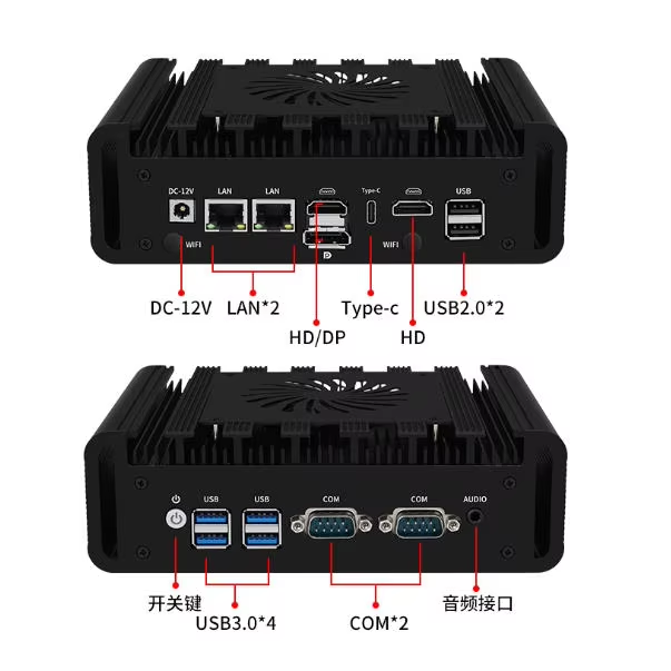 dual LAN industrial computer