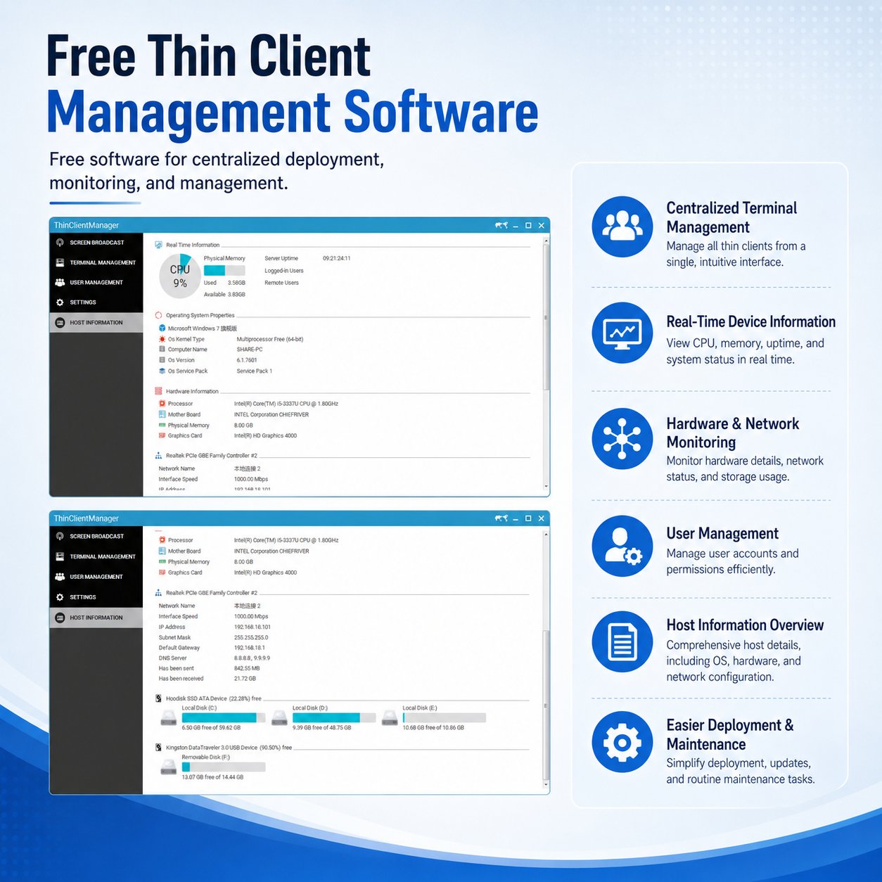 rdp thin client for computer lab