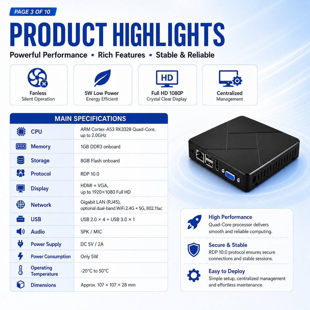 rdp thin client factory