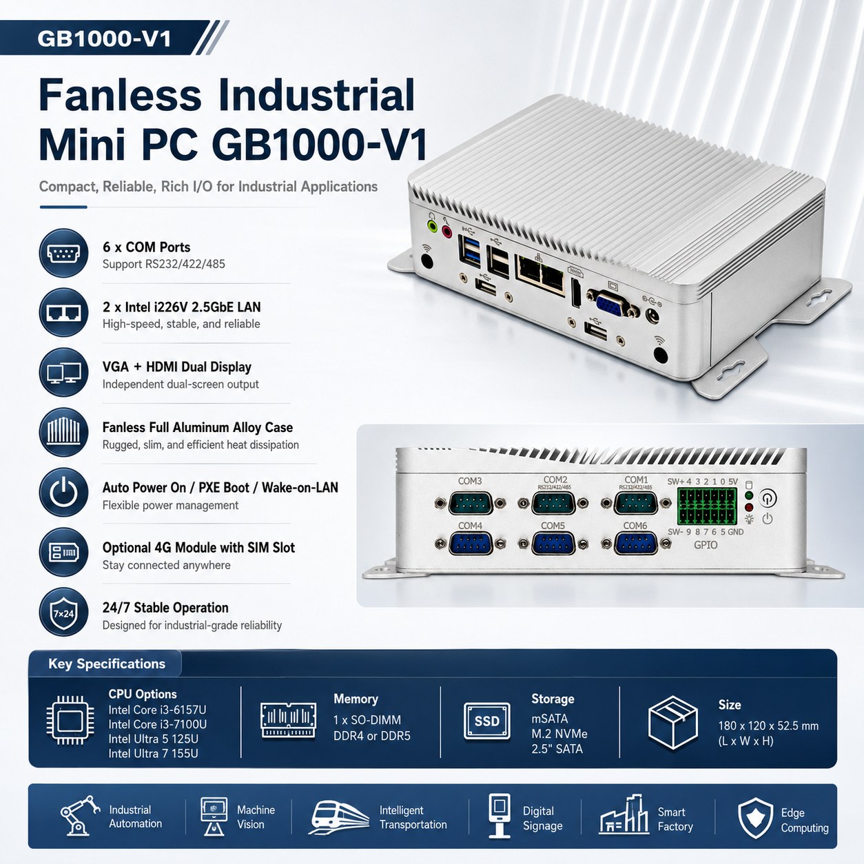 China industrial pc manufacturer