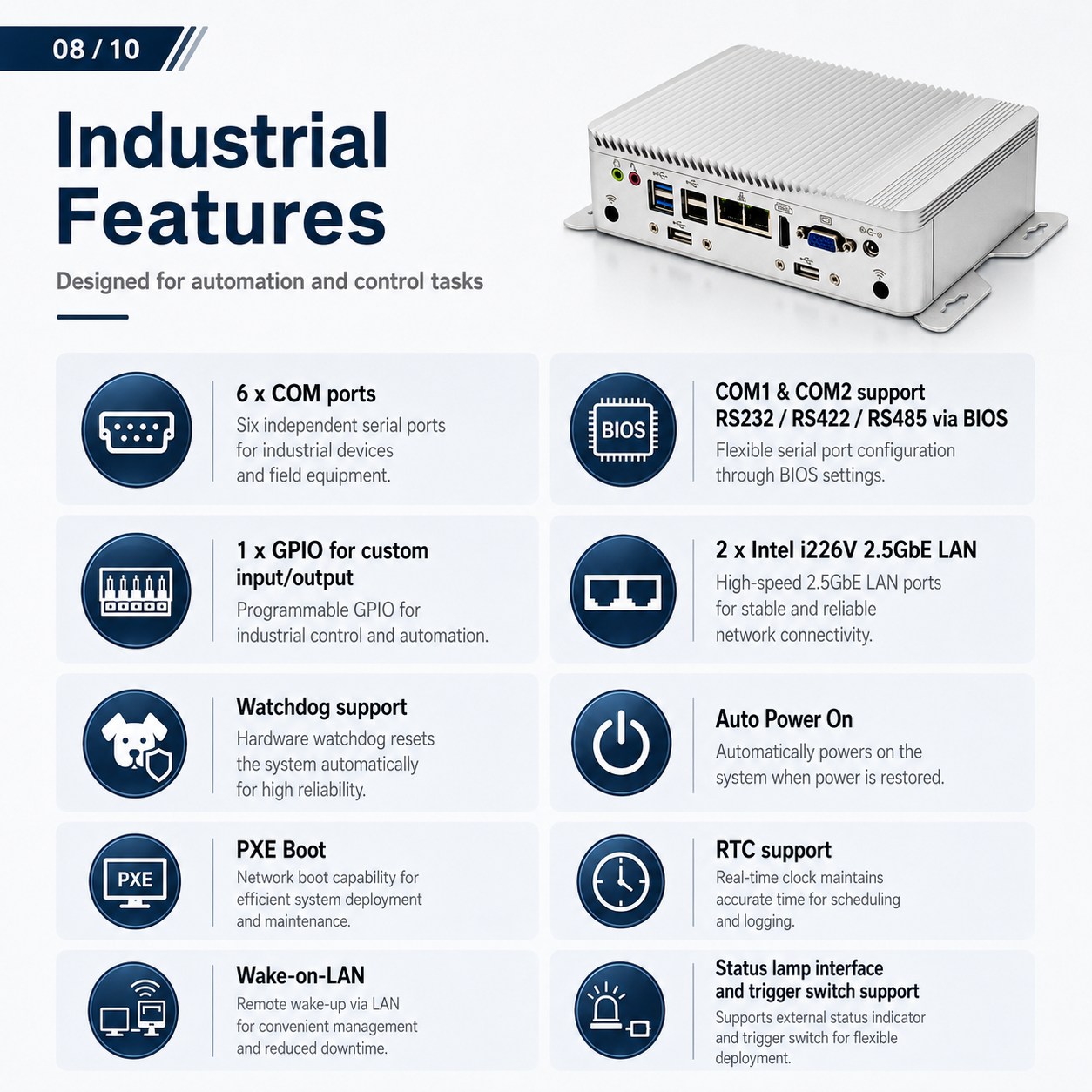 China industrial pc manufacturer