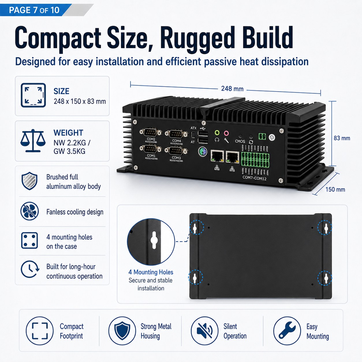 rugged industrial pc GB4000-V1