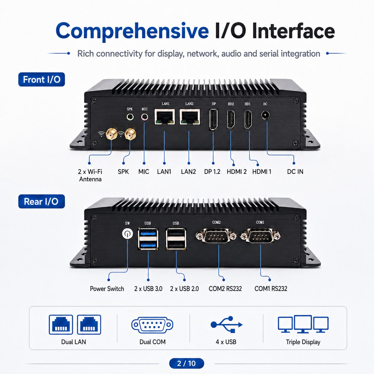 fanless mini pc n100
