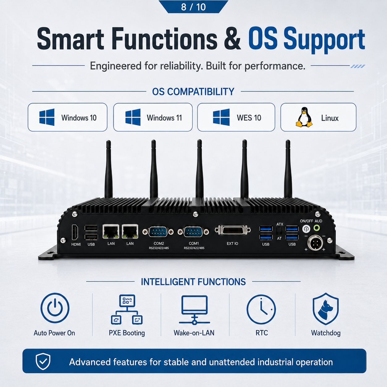 industrial embedded mini pc GT1400