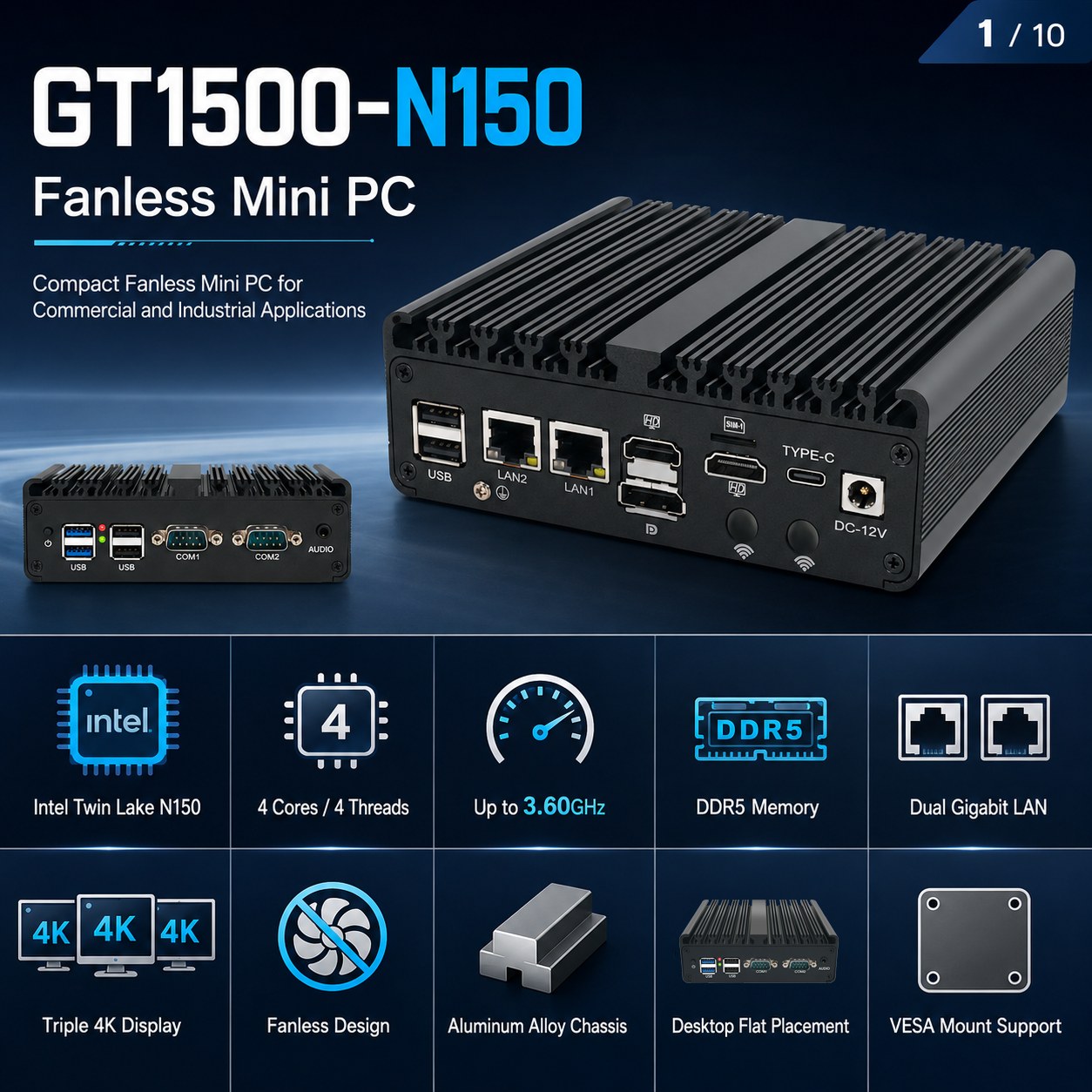N150 mini pc GT1500