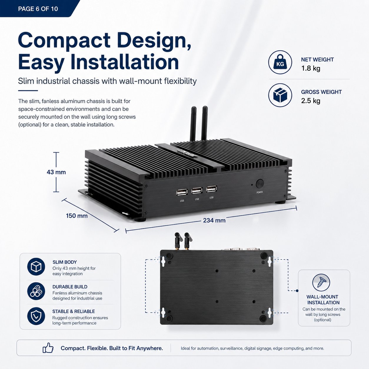 industrial box pc GT3000