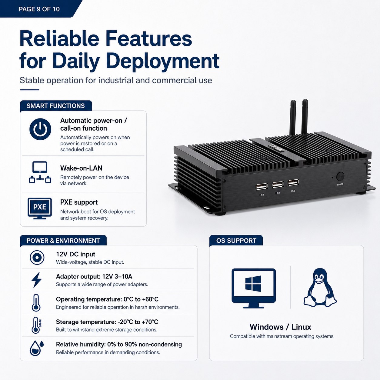 industrial box pc GT3000