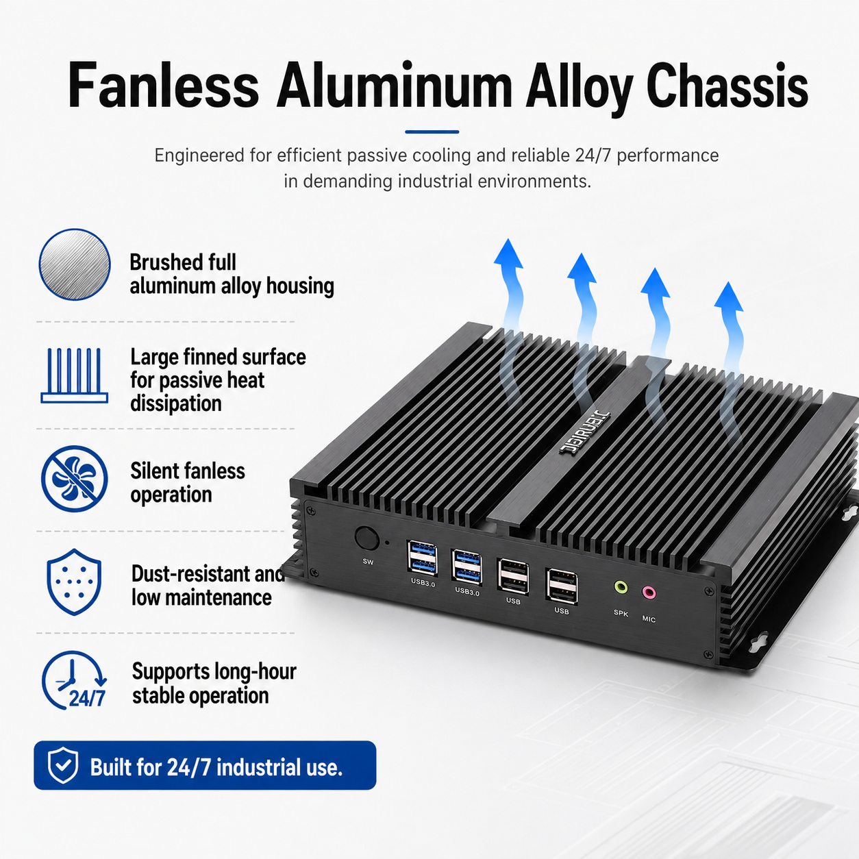 fanless mini industrial pc GT4000