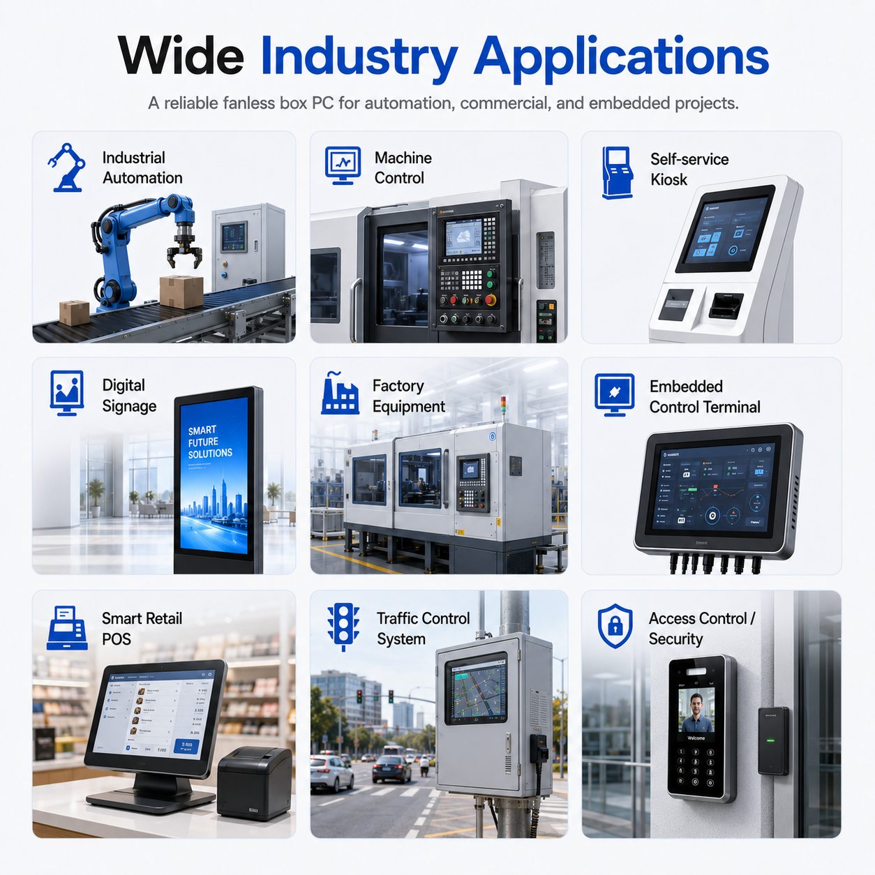 fanless mini industrial pc GT4000