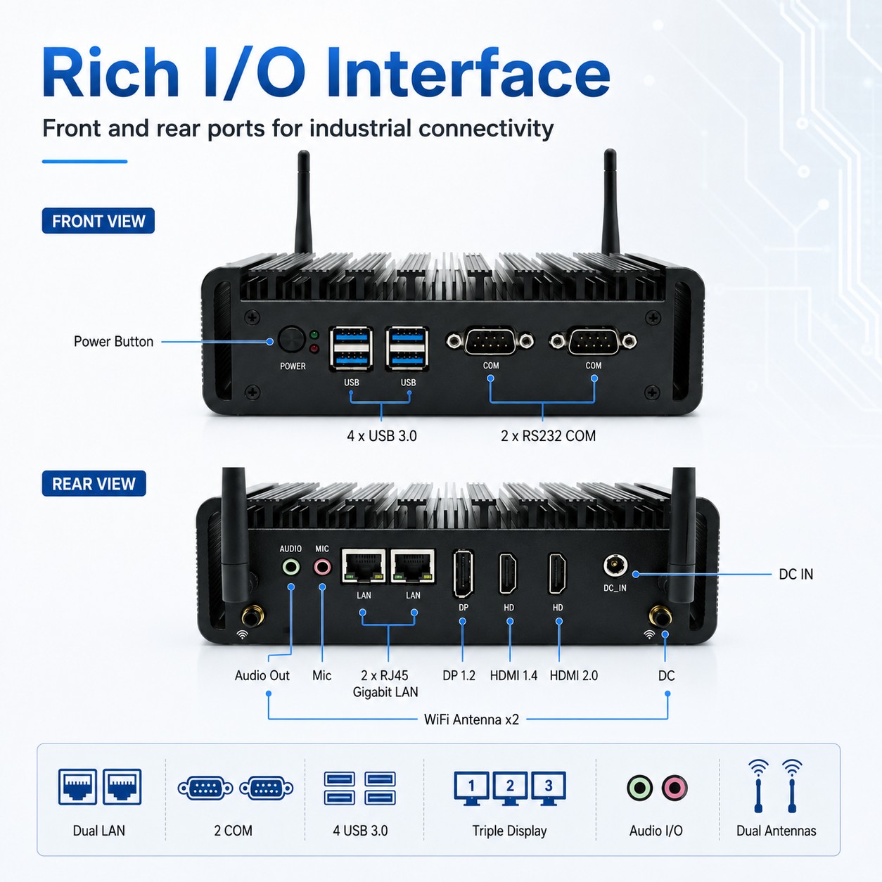 China fanless mini pc supplier
