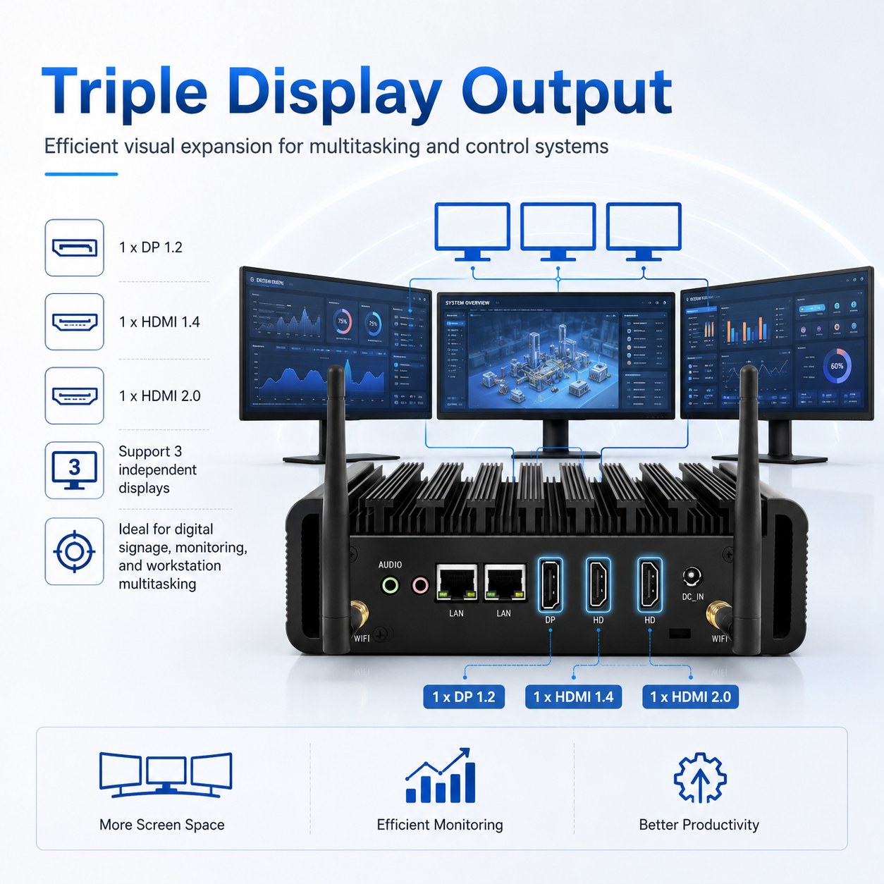 China fanless mini pc supplier