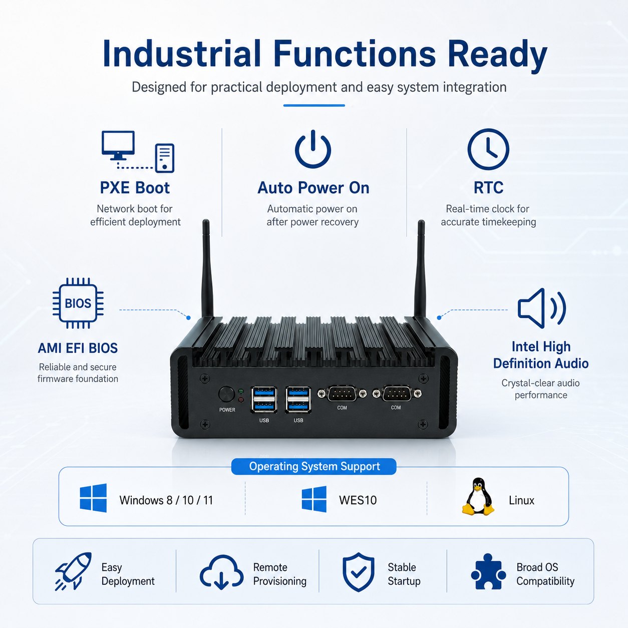 China fanless mini pc supplier