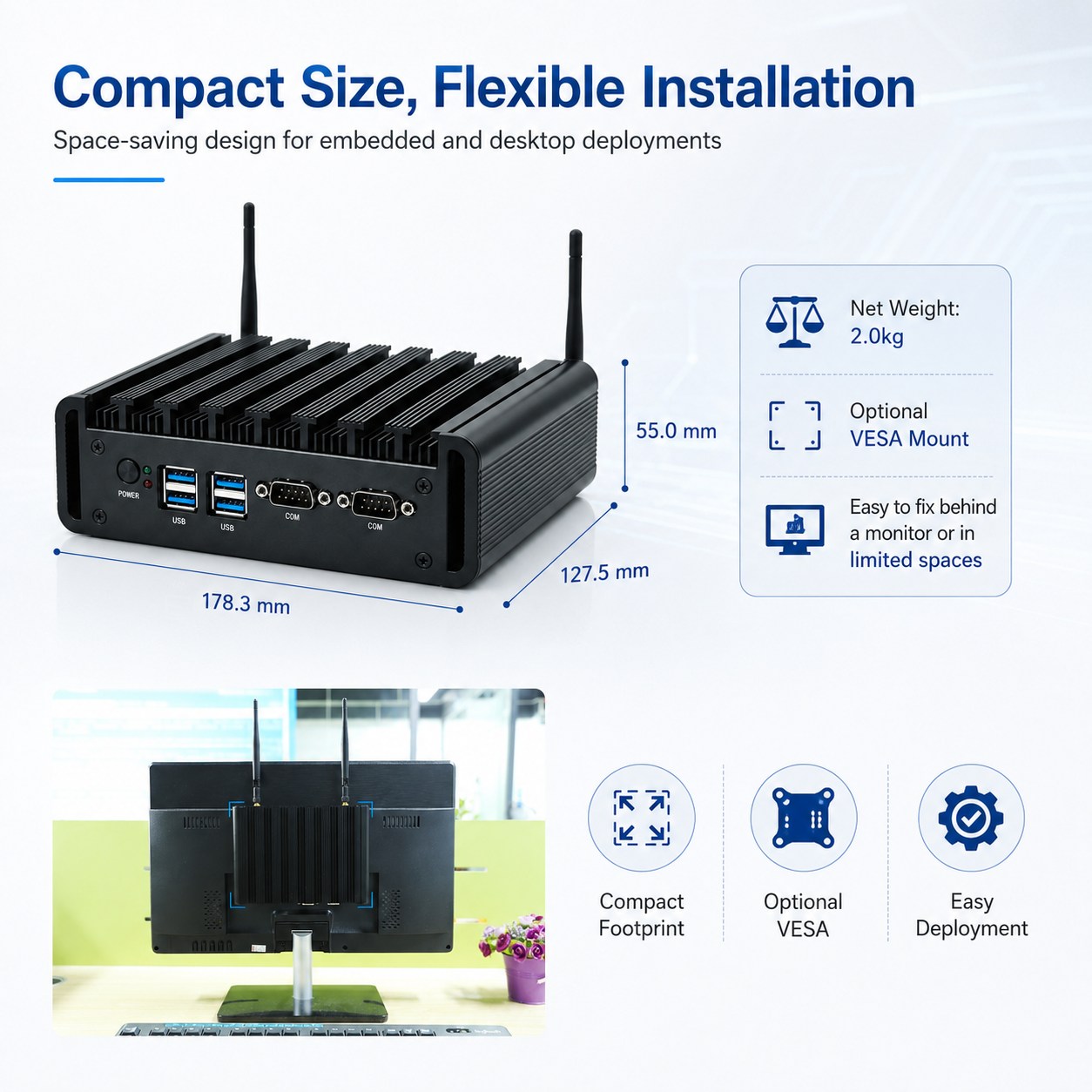 China fanless mini pc supplier