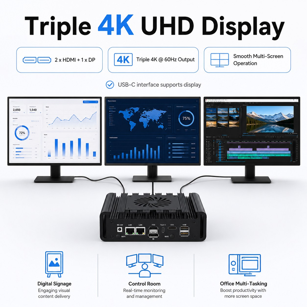 fanless industrial mini pc