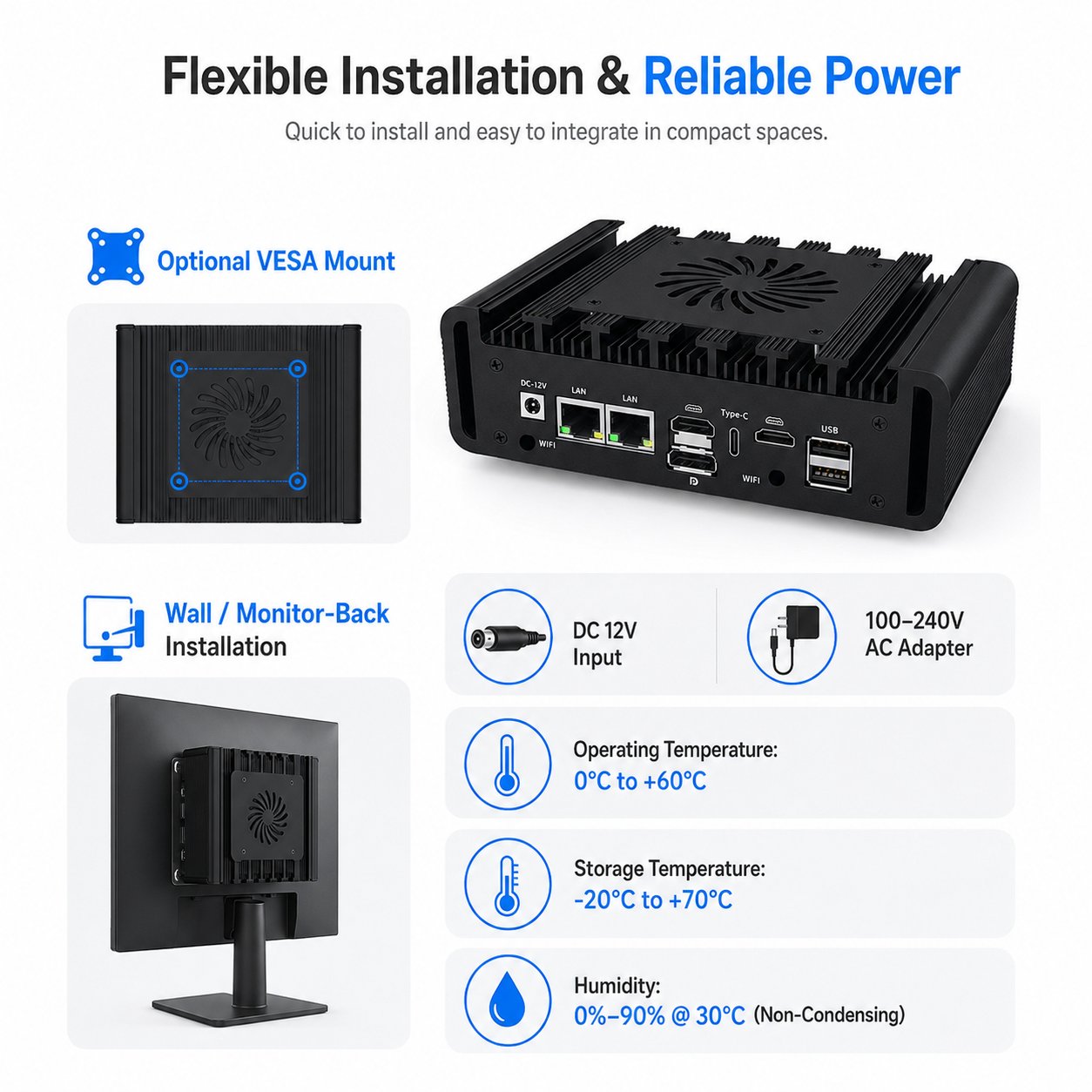 fanless industrial mini pc
