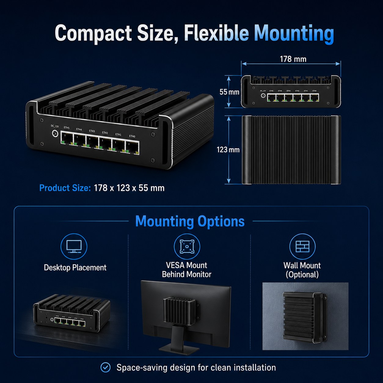 fanless firewall appliance