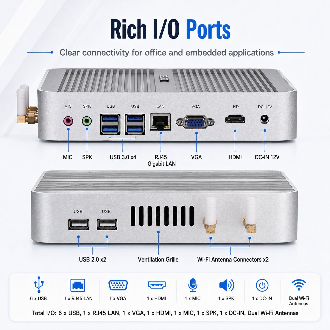 fanless mini pc supplier
