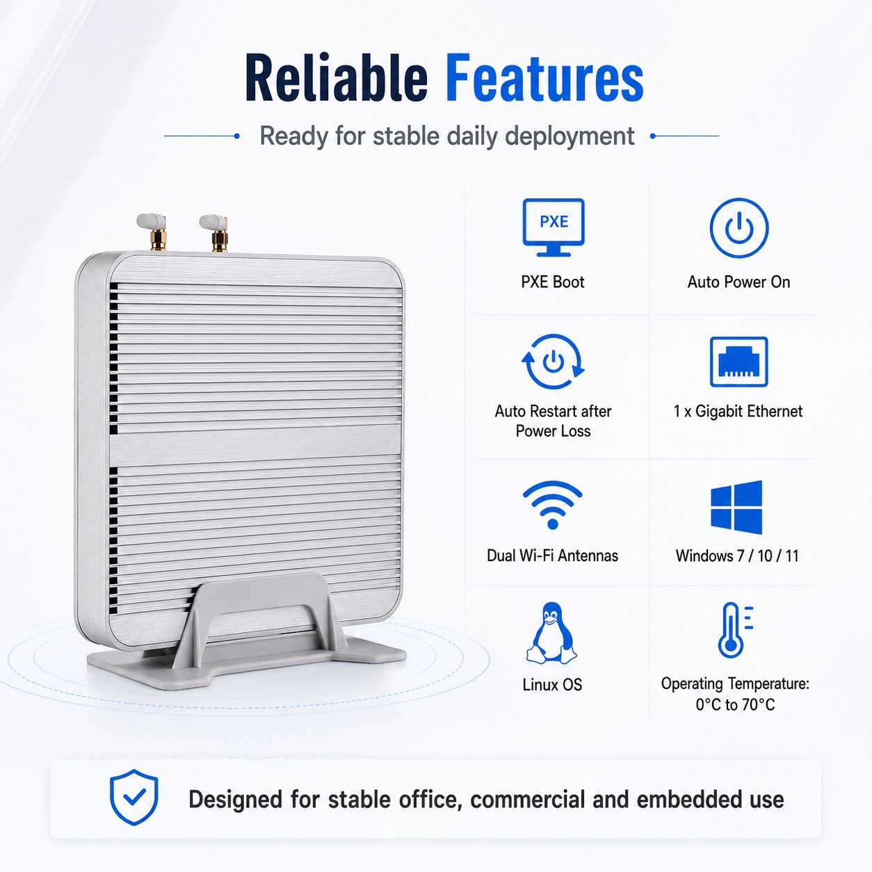fanless mini pc supplier