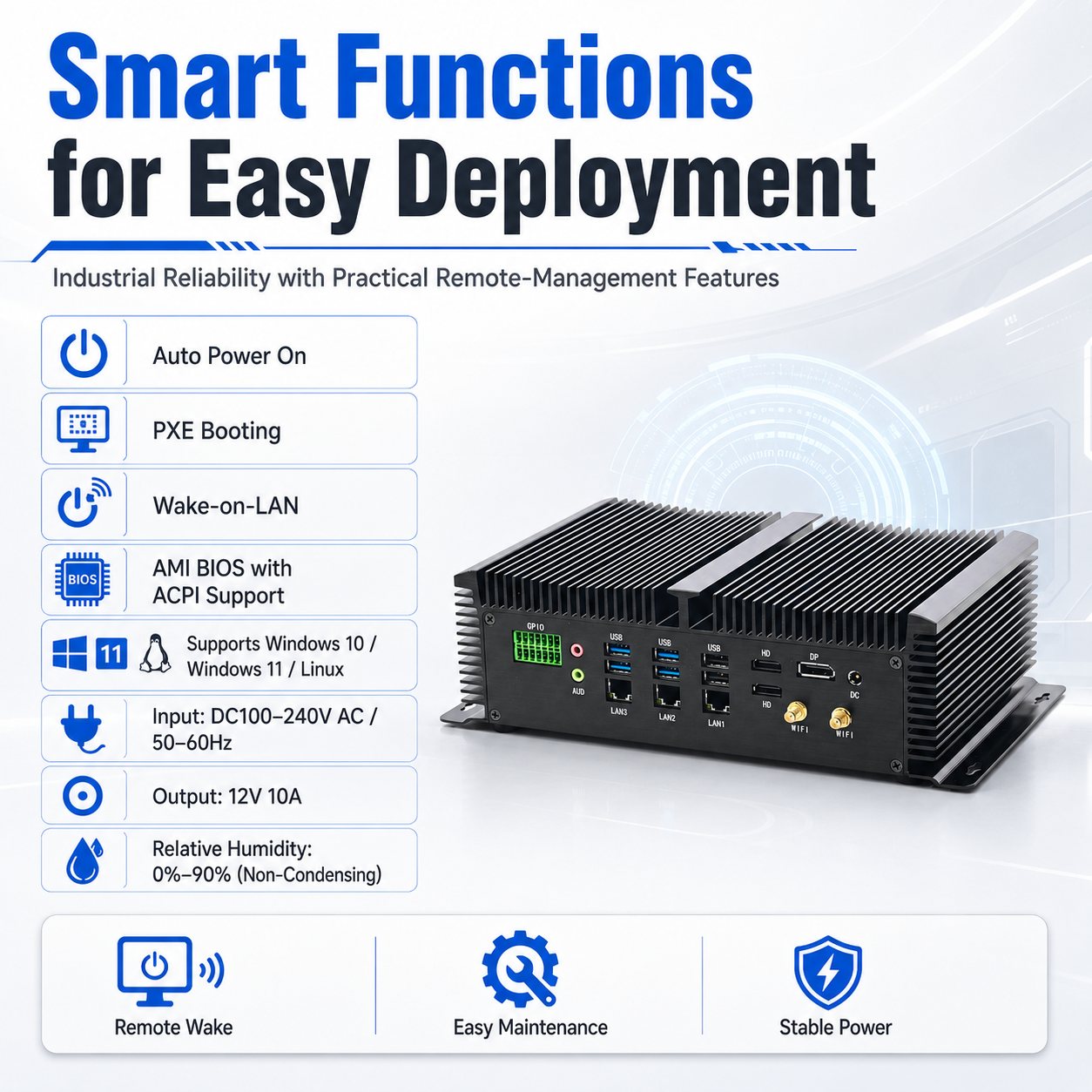industrial box pc ultra 7 150U