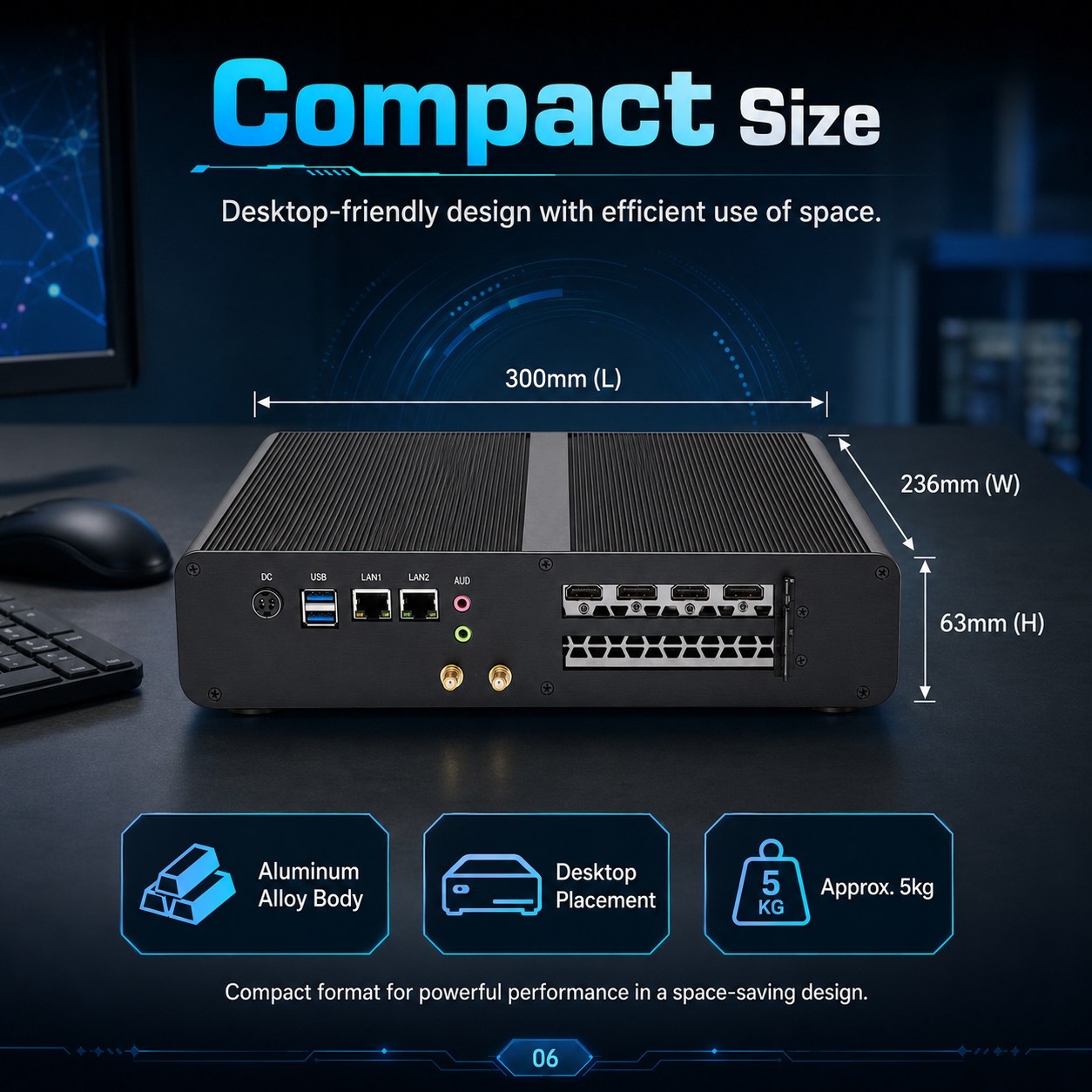 GPU MINI PC for Machine vision and visual inspection 