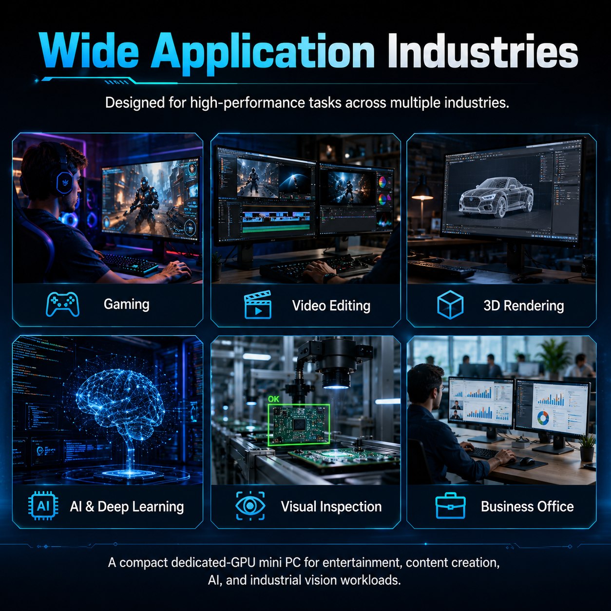 GPU MINI PC for Machine vision and visual inspection