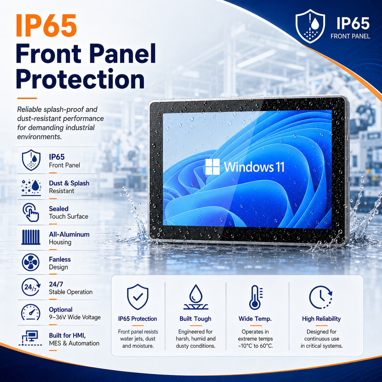 21.5inch Embedded Panel Pc