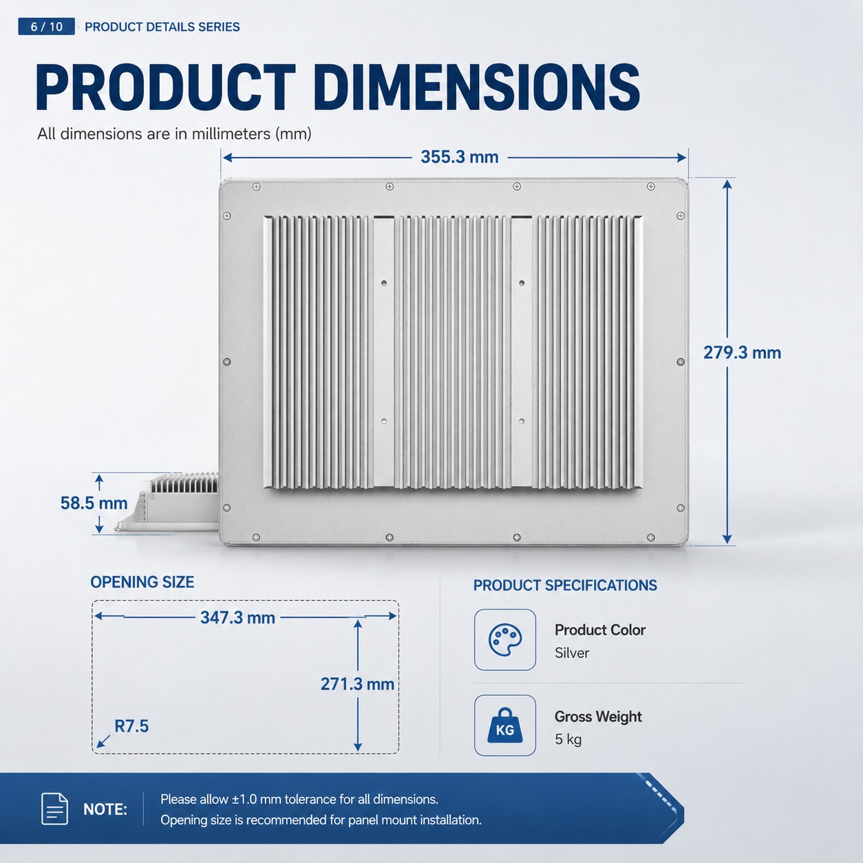  15inch Industrial panel  Pc