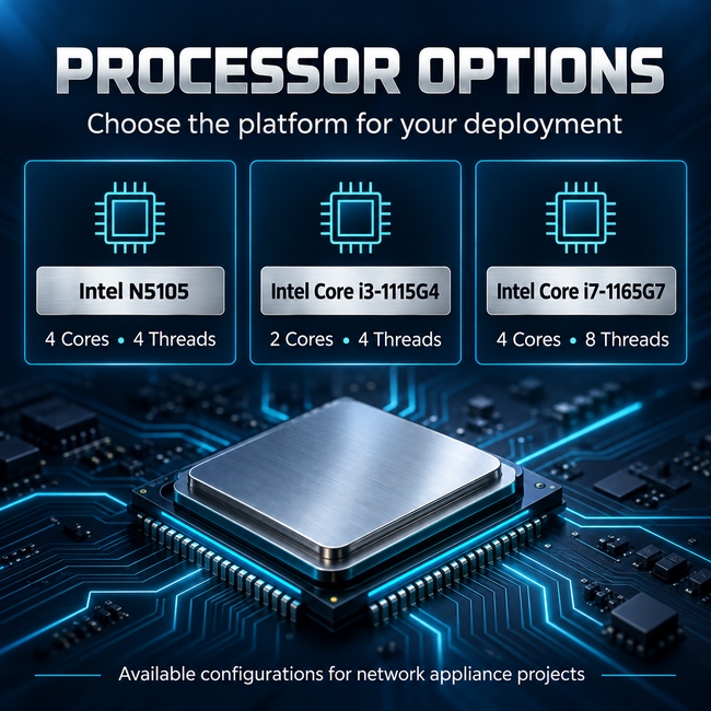Rackmount Firewall Appliance with 6 × 2.5GbE LAN