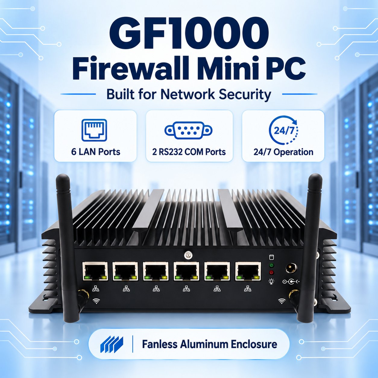 fanless firewall PC