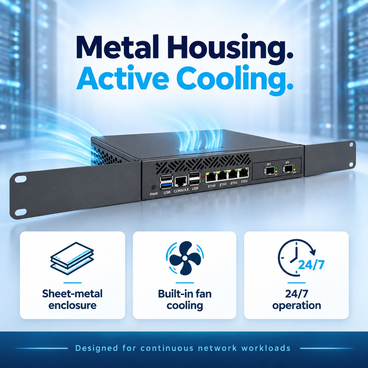 10Gb optical firewall PC